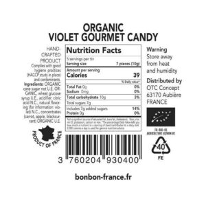 Ein Bild von Saint-Ange Pastillen - Veilchen - Bio, in der Kategorie Nahrungsmittel