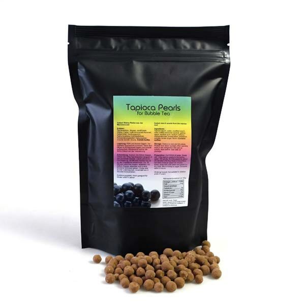 Ein Bild von Schwarze Tapiokaperlen 1kg, in der Kategorie Nahrungsmittel Popping Bobas
