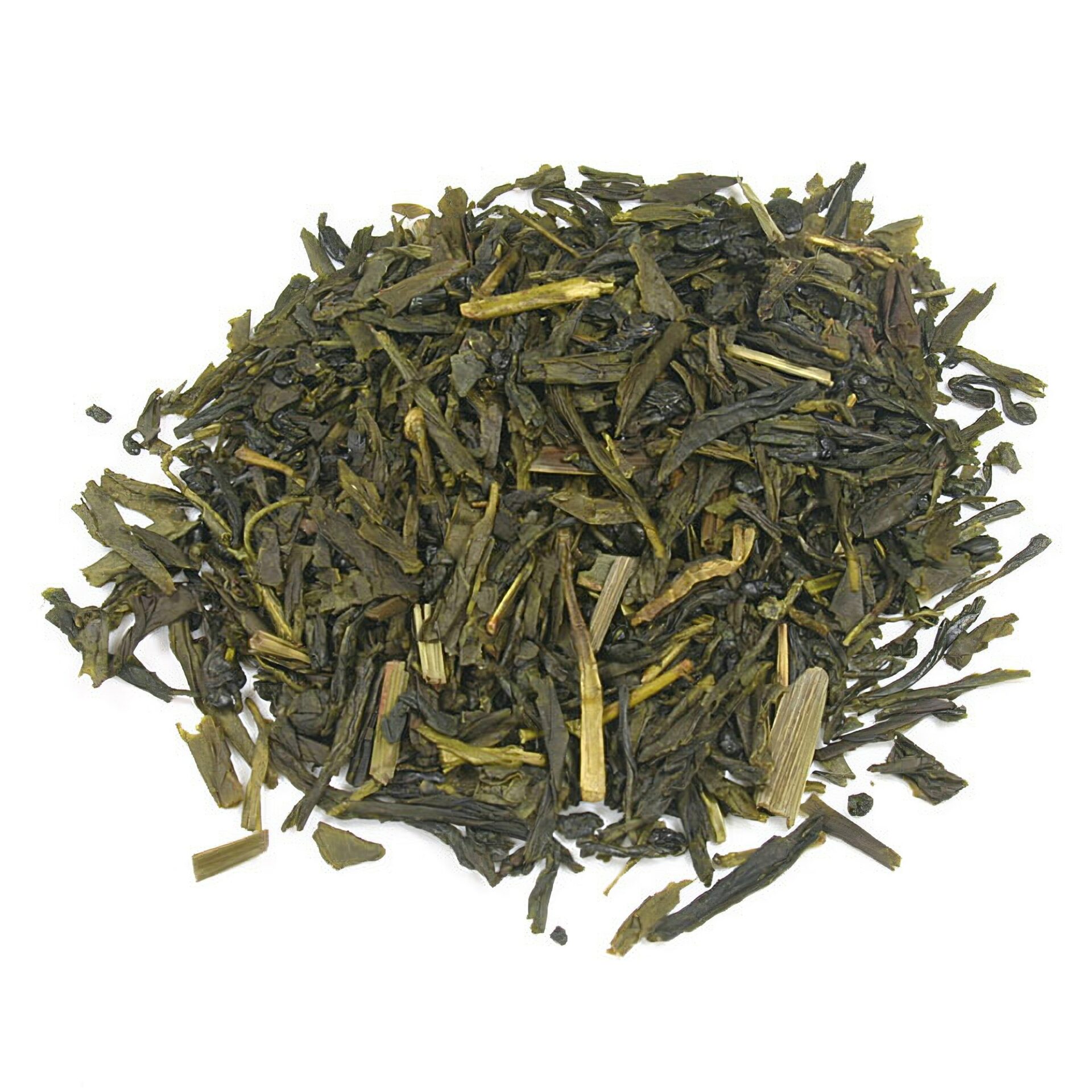 Ein Bild von Grüntee Sencha mit Zitronengras "Lemongrass" - im Pyramidenbeutel, in der Kategorie Grün Tee aromat.