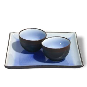 Ein Bild von Serviceplateau - Blaue Lagune, in der Kategorie Teezubehör