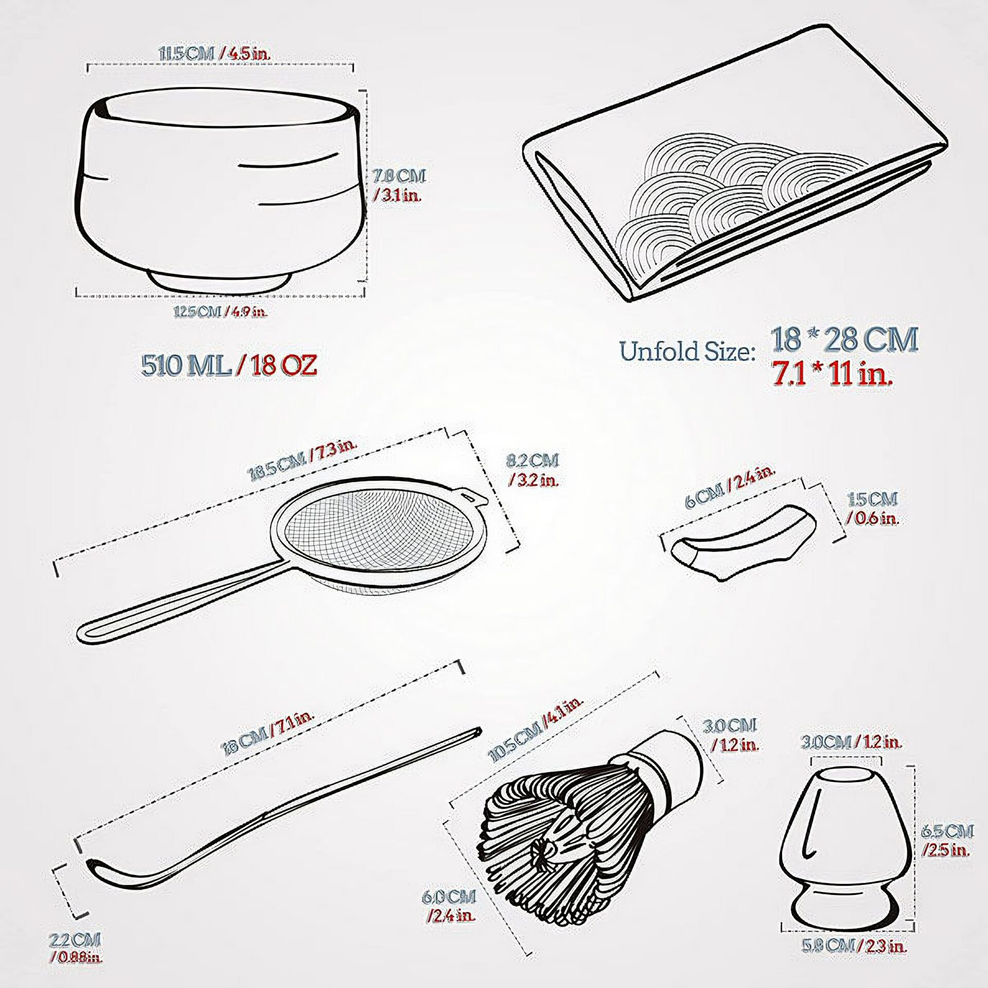 Ein Bild von TEANAGOO Matcha-Tee-Set - Hellgrün, in der Kategorie Teezubehör Matcha Set Matcha Tee