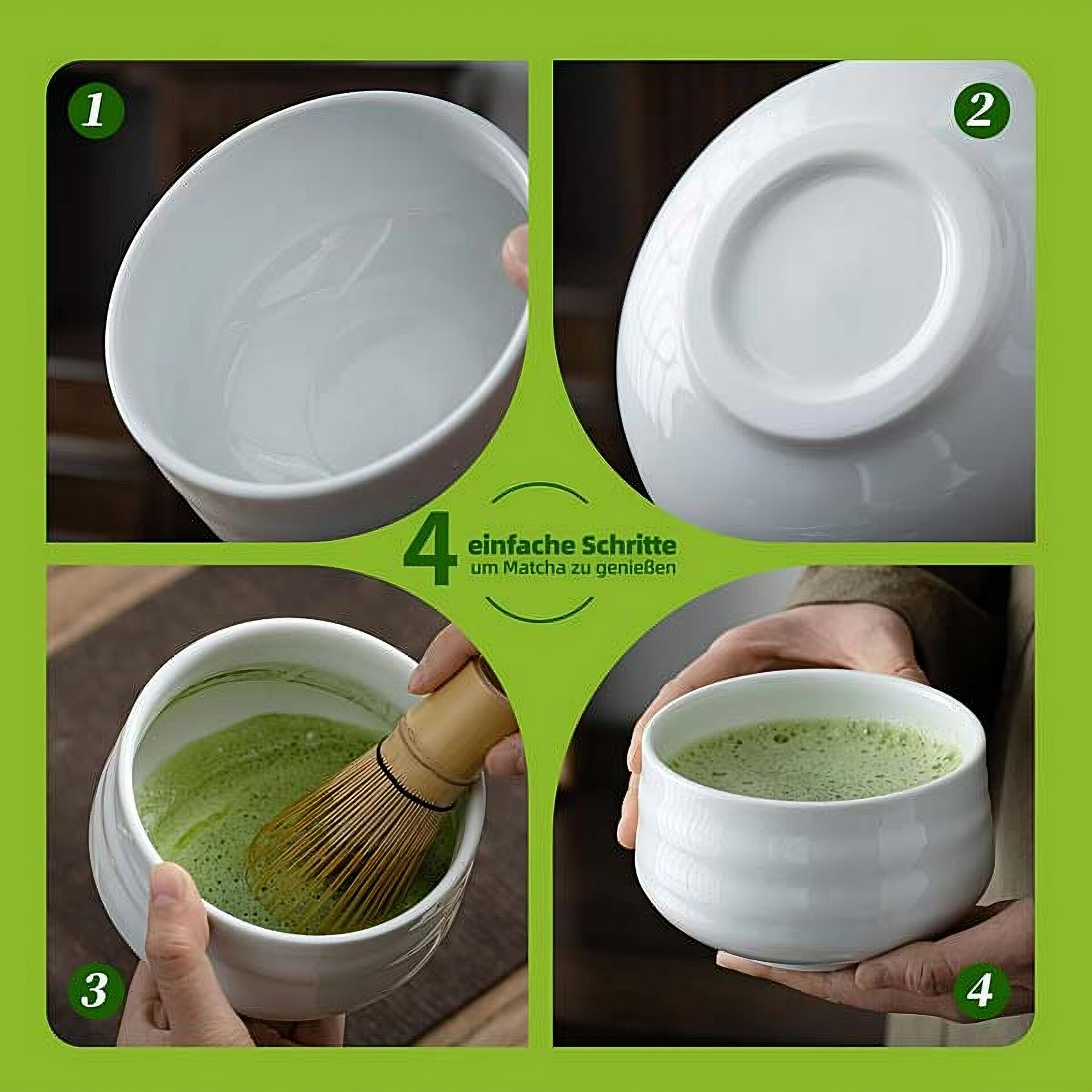 Ein Bild von TEANAGOO Matcha-Tee-Set - Porzellanweiss, in der Kategorie Teezubehör