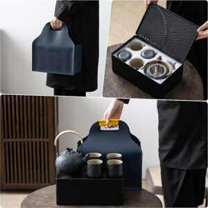 Ein Bild von TEANAGOO Portables Teeset  - Grau, in der Kategorie Teekannen und Teesets