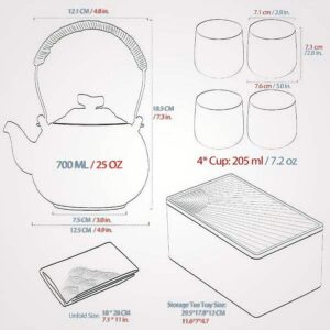 Ein Bild von TEANAGOO Portables Teeset  - Grau, in der Kategorie Teekannen und Teesets