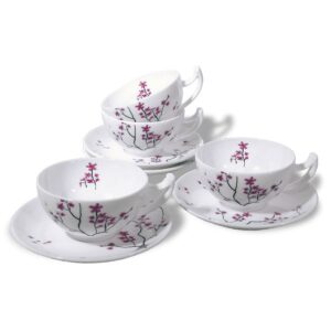Ein Bild von Tasse und Untertasse 0.18l "Cherry Blossom" (4 Stk), in der Kategorie Teetassen und Gläser