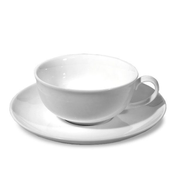 Ein Bild von Tasse und Untertasse 0.2l "Elisabeth" - Set a 6 Stück, in der Kategorie Teetassen und Gläser