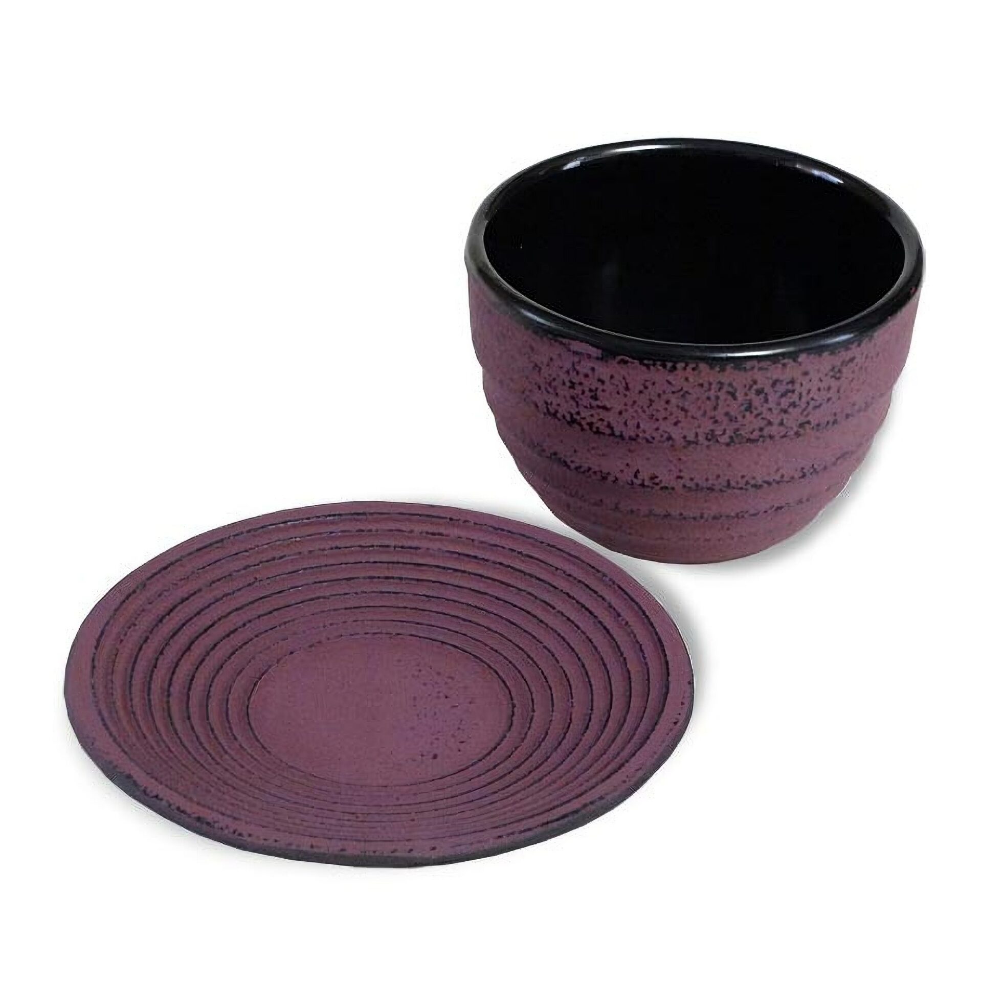 Ein Bild von Teacup Eisenguss 0.12l - Lila - Set a 2 Stück, in der Kategorie Teetassen und Gläser