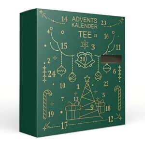 Ein Bild von Tee-Adventskalender "Grüne Weihnachten", in der Kategorie Tee diverse Tee Adventskalender Tee Geschenk