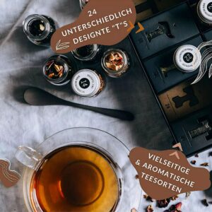 Ein Bild von Tee-Adventskalender - "Um die Welt", in der Kategorie Tee diverse Tee Geschenk Tee Adventskalender