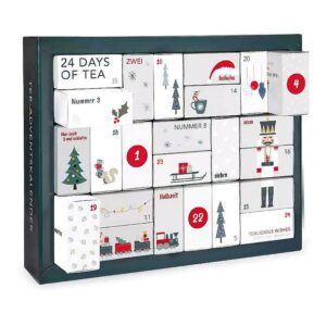 Ein Bild von Tee-Adventskalender - "Winterzauber", in der Kategorie Tee diverse Tee Geschenk Tee Adventskalender