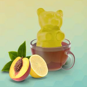 Ein Bild von Tee-Bären "Pfirsich-Zitrone" - Beutel à 160g, in der Kategorie Nahrungsmittel
