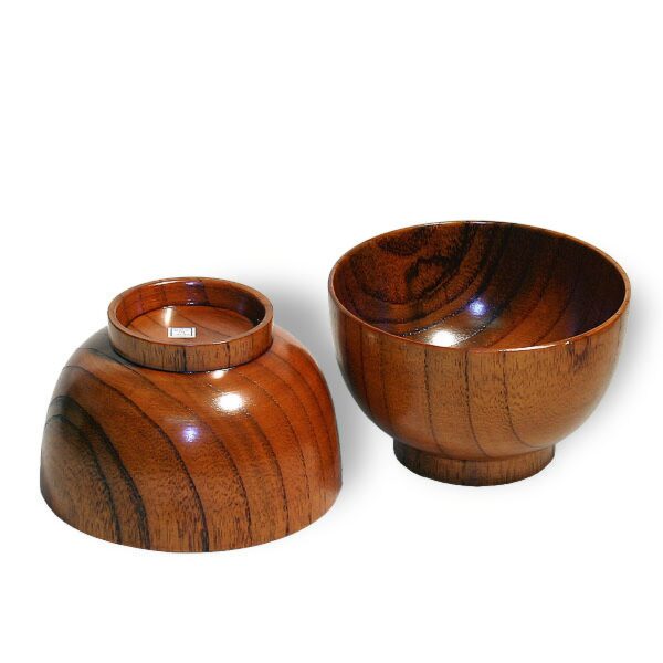 Ein Bild von Tee-Schale Wan aus Holz - natur, in der Kategorie Teetassen und Gläser Matcha Schalen