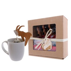 Ein Bild von Teebeutelhalter - Steinböckli - 4er Set, in der Kategorie Teezubehör