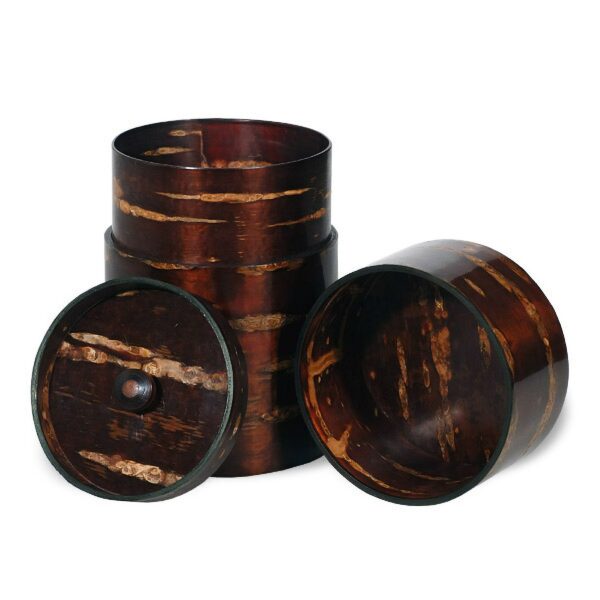 Ein Bild von Teedose aus Kirschbaumrinde - 200g, in der Kategorie Teedosen