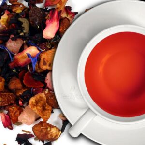 Ein Bild von Früchtetee "The d"Amour" Beeren Vanille, in der Kategorie Früchtetee Tee