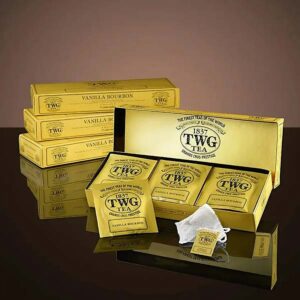 Ein Bild von Vanilla Bourbon Tea - TWG Sachets - 15 Teebeutel à 2.5g, in der Kategorie Rotbusch und Honeybuschtee