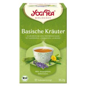 Ein Bild von Yogi Tea - Basische Kräuter - Bio, in der Kategorie Kräutertee und Gewürztee