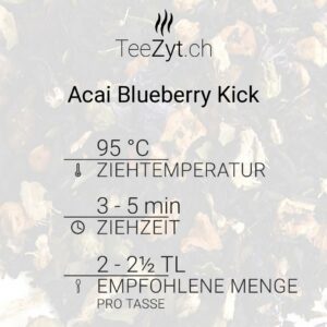 Ein Bild von Acai Blueberry Kick, in der Kategorie Schwarz Tee aromat.