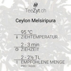 Ein Bild von Ceylon Melsiripura, in der Kategorie Schwarz Tee pur Ceylon Sri Lanka Tee