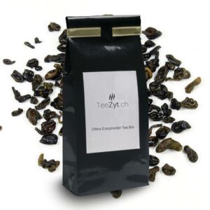 Ein Bild von China Gunpowder Tee Bio, in der Kategorie Grün Tee pur Bio Tee Gunpowder Tee Chinesischer Grüntee