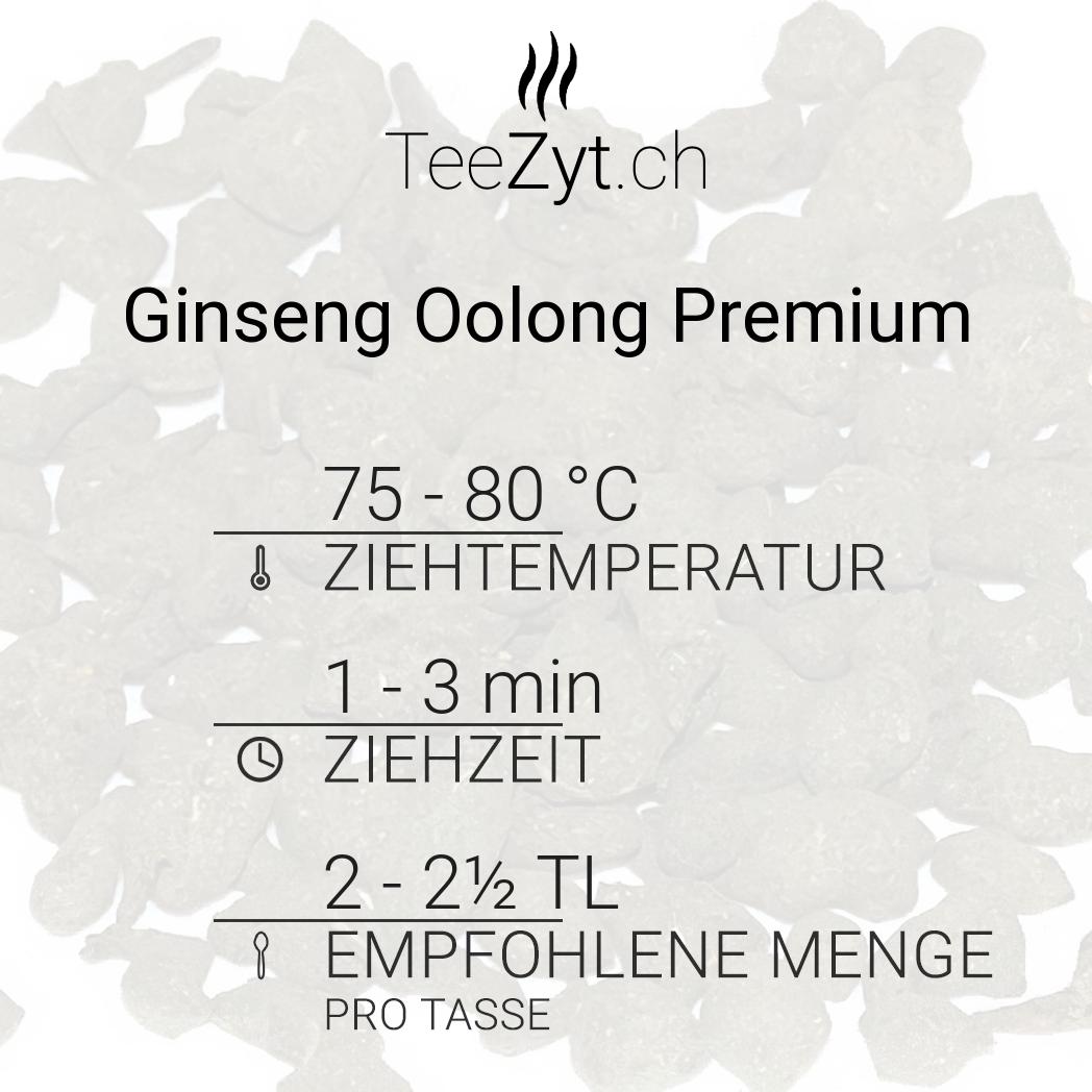 Ein Bild von China Oolong Premium Ginseng Tee, in der Kategorie Grün Tee pur Oolong Tee Chinesischer Grüntee