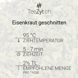 Ein Bild von Eisenkraut geschnitten, in der Kategorie Kräutertee und Gewürztee Tee Monokräuter