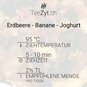 Ein Bild von Erdbeere - Banane - Joghurt, in der Kategorie Früchtetee