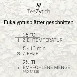 Ein Bild von Eukalyptusblätter geschnitten, in der Kategorie Kräutertee und Gewürztee Monokräuter