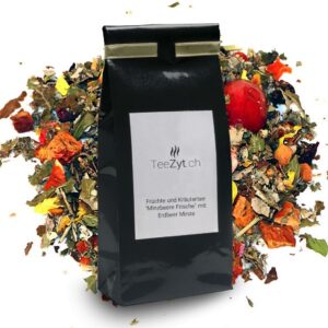 Ein Bild von Früchte und Kräutertee