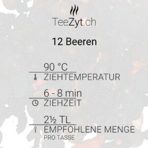 Ein Bild von Früchtetee 12 Beeren, in der Kategorie Früchtetee Tee