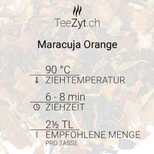 Ein Bild von Früchtetee Maracuja Orange, in der Kategorie Früchtetee Tee