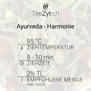 Ein Bild von Gewürztee Ayurveda - Harmonie, in der Kategorie Kräutertee und Gewürztee Tee Ayurveda Tee