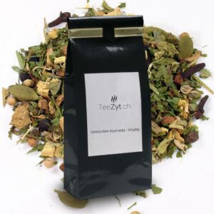 Ein Bild von Gewürztee Ayurveda - Vitality, in der Kategorie Kräutertee und Gewürztee Tee Ayurveda Tee