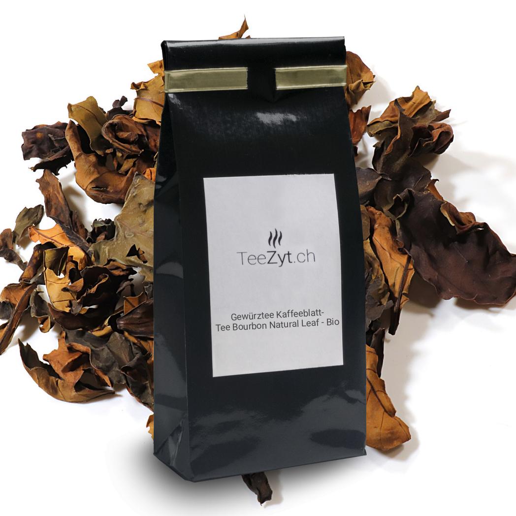 Ein Bild von Gewürztee Kaffeeblatt-Tee Bourbon Natural Leaf - Bio, in der Kategorie Kräutertee und Gewürztee
