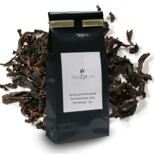 Ein Bild von Gewürztee Kaffeeblatt-Tee Kent Black (fully fermented) - Bio, in der Kategorie Kräutertee und Gewürztee