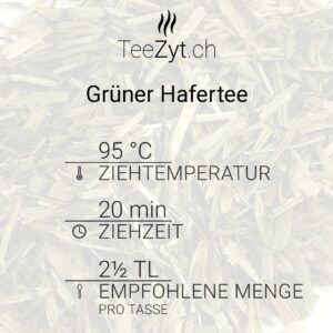 Ein Bild von Grüner Hafertee, in der Kategorie Kräutertee und Gewürztee Tee Monokräuter