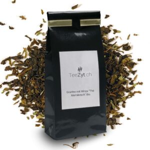 Ein Bild von Grüntee mit Minze