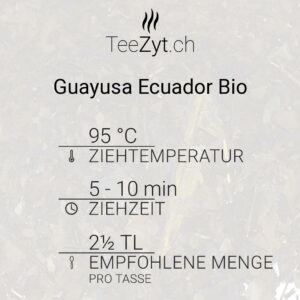 Ein Bild von Guayusa Ecuador Bio, in der Kategorie Kräutertee und Gewürztee Bio Tee Monokräuter