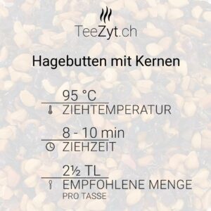 Ein Bild von Hagebutten mit Kernen, in der Kategorie Kräutertee und Gewürztee Tee Monokräuter Wintertee