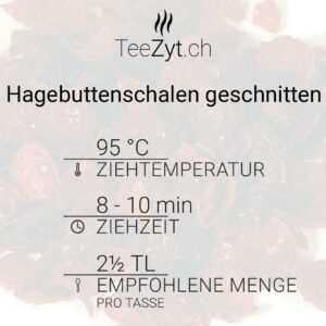 Ein Bild von Hagebuttenschalen geschnitten, in der Kategorie Kräutertee und Gewürztee Tee Monokräuter