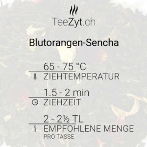 Ein Bild von Japan Grüntee Sencha mit Blutorange, in der Kategorie Grün Tee aromat. Japanischer Grüntee Sencha Tee