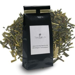 Ein Bild von Japan Grüntee Sencha mit Zitronengras