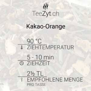 Ein Bild von Kakao-Orange, in der Kategorie Kräutertee und Gewürztee Wintertee