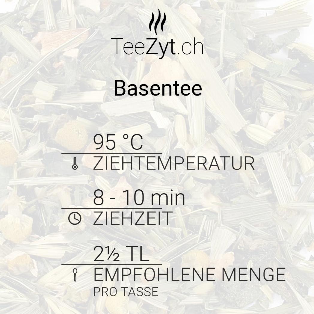 Ein Bild von Kräutertee "Basentee" für harmonisches Wohlbefinden, in der Kategorie Kräutertee und Gewürztee Tee