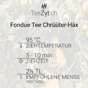 Ein Bild von Kräutertee für Fondue