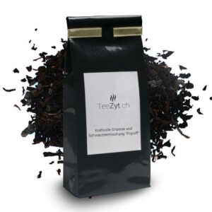 Ein Bild von Kraftvolle Grüntee und Schwarzteemischung 