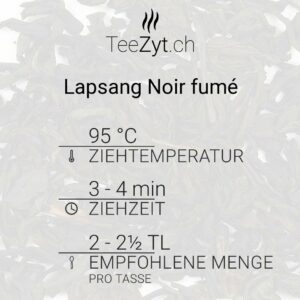 Ein Bild von Lapsang Noir fumé, in der Kategorie Schwarz Tee pur