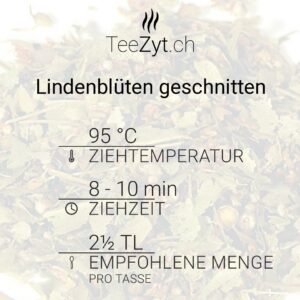 Ein Bild von Lindenblüten geschnitten, in der Kategorie Kräutertee und Gewürztee Tee Monokräuter Wintertee