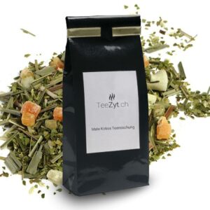 Ein Bild von Mate Kokos Teemischung, in der Kategorie Kräutertee und Gewürztee Tee Mate Tee und Lapacho