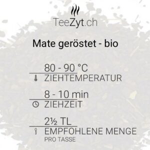 Ein Bild von Mate geröstet - bio, in der Kategorie Mate Tee und Lapacho Bio Tee